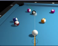 3D billiard 8 ball pool zuhatag ingyen játék