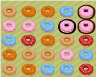 Donuts en zuhatag HTML5 játék