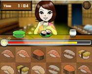 Sushi challenge zuhatag HTML5 játék